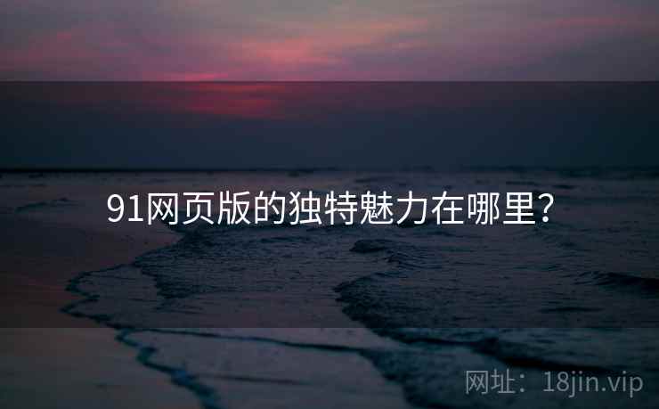 91网页版的独特魅力在哪里？