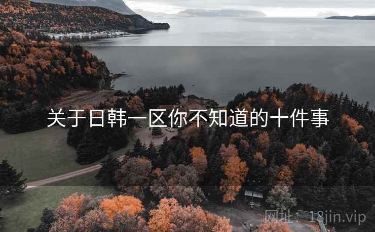 关于日韩一区你不知道的十件事