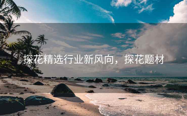 探花精选行业新风向，探花题材