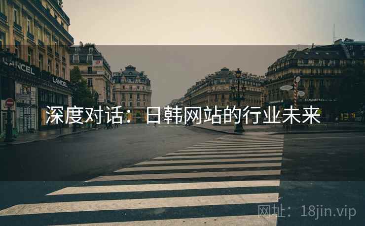深度对话：日韩网站的行业未来