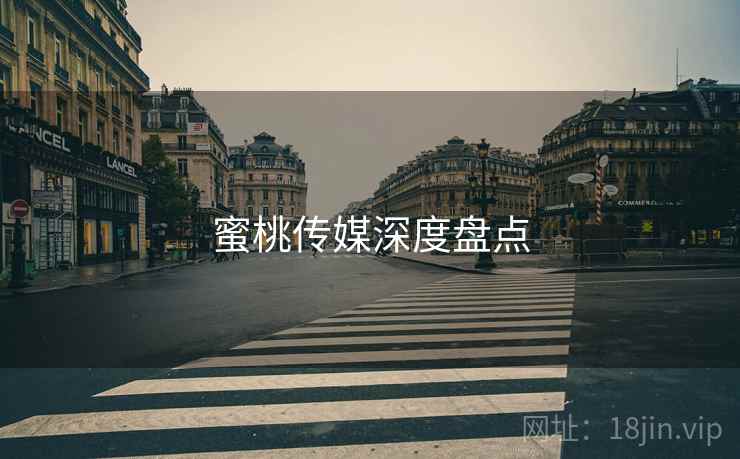 蜜桃传媒深度盘点