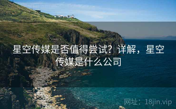 星空传媒是否值得尝试？详解，星空传媒是什么公司