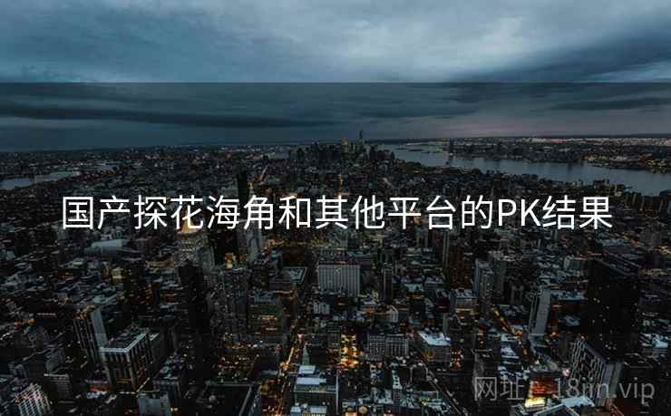 国产探花海角和其他平台的PK结果