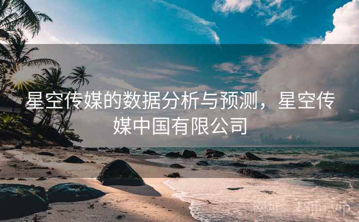 星空传媒的数据分析与预测，星空传媒中国有限公司