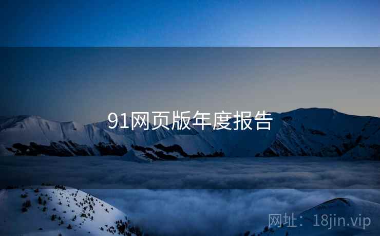 91网页版年度报告